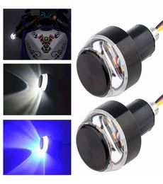 MotorfietsstandscheBar Turn Signal Lighting Universal Indicator FLASHANG HANDGANG BAR MOTORBIKE ACCESSOIRES BLAUW GEEL ROOD LAMP5401250