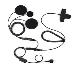 Casque de moto PTT PTT EARPIED POUR ICOM F4 COBRA MIDLAND UNIDEN 044 KPO8652206