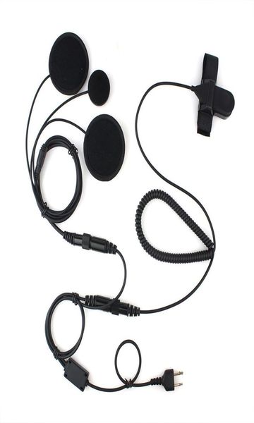 Casque de moto PTT PTT EARPIED POUR ICOM F4 COBRA MIDLAND UNIDEN 044 KPO2123680