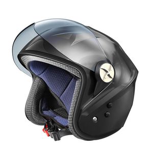 Casque de moto Solaire Smart Bluetooth Locomotive Demi-Casques Ventilateur Véhicule Électrique Ensemble Hors Route Motocross Motos Atv Cross 278q