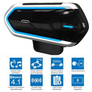 Casque de moto sans fil Bluetooth casques équitation mains FM Radio stéréo MP3 opération facile étanche LongStand242B