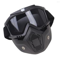 Casques de moto 1/2/3 cadeaux pour hommes accessoires casque écran facial protecteur de tête bande élastique Style Vintage moteur fournitures thé couleur