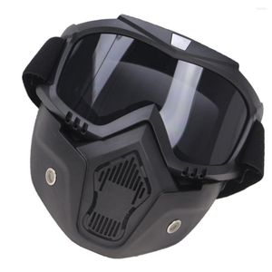 Cascos de motocicleta 1/2/3 Regalos para hombres Accesorios Casco Protector facial Protector de cabeza ajustable Filtro de boca a prueba de niebla Suministros de motor