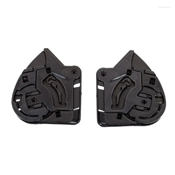 Casques de moto 1 paire de visière de base blindée pour FF327 plaque latérale motos montures de lentilles pièce de rechange E8BC