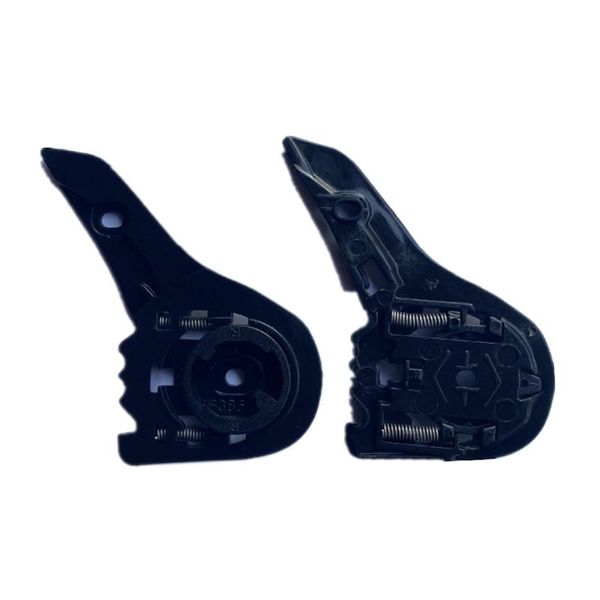 Cascos de motocicleta 1 par de Base de lente de casco, soporte de visera de protección izquierda derecha de repuesto, apto para LS2 Ff358 396 385