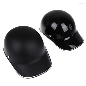 Motorfietshelmen 1 pc honkbal cap stijl halve helm veiligheid hard hoed voor café racer chopper scooter face vintage zomer