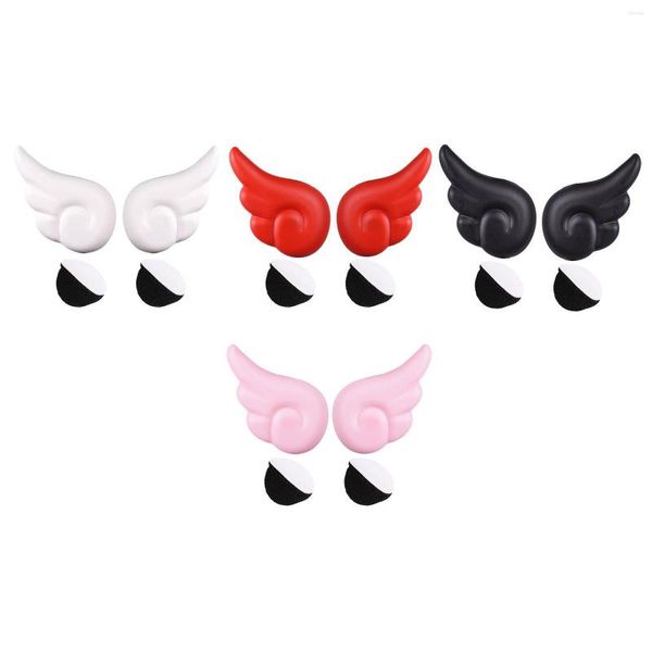 Cascos de moto 2 piezas Casco Angel Wing And Stick DIY con cinta adhesiva para