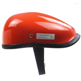 Cascos de motocicleta 2022 Japón Corea Vintage personalizado fibra de vidrio medio Cafe Racer cara abierta Scooter montar Jet boinas casco