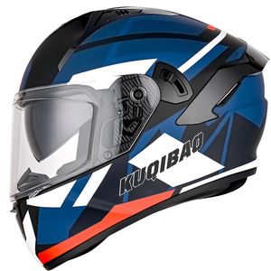 Cascos de motocicletas 2022 Últimos puntos Aprobados ABS ABS Visores anti-niebla doble reforzada Casco de cara completa Detachable y liderable lavable MSFHX9