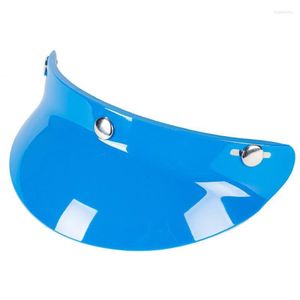 Motorhelmen 2023 3/4 Open Face Helmet Visor Sun Shade Protector voor 3-SNAP retro-accessoires