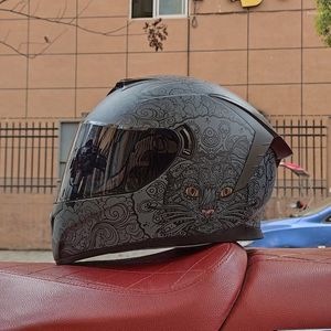 Motorhelmen 2023 Helm en veiligheid voor scooter Casco Moto Modulaire Capacetes Engine Full Face Integral