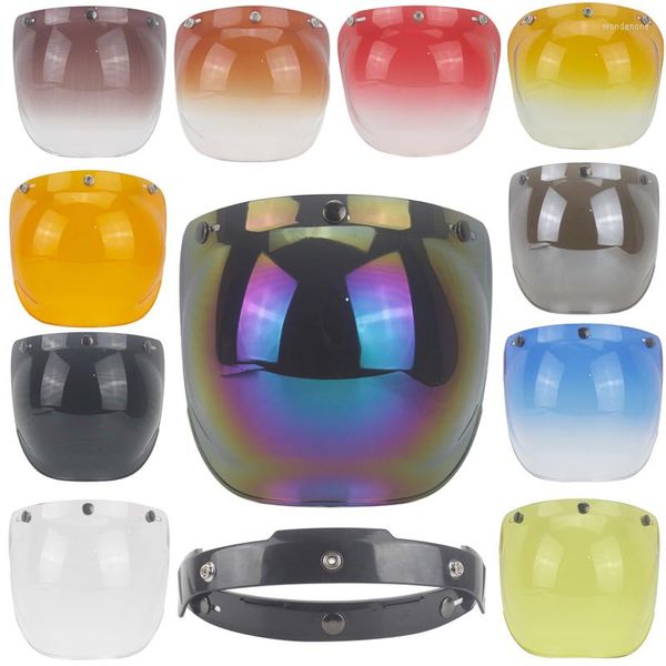 Capacetes de motocicleta 2023 pára-brisa de alta qualidade estilo capacete vintage viseira de espuma a jato 12 opções de cores