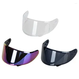 Casques de moto 2024 Motos Casque Visière Lentille Pare-brise Remplacements pour QIKE QK111 Bouclier durable Protections UV