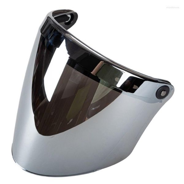 Motorradhelme 3-Snap-Open-Face-Helm-Blasenvisier für Sonnenschutzschutz Ridi