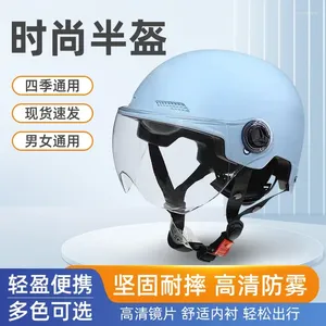 Casques de moto 3C certifié casque de véhicule électrique femme mâle été sécurité portable