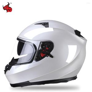 Casques de moto 3C Certification de sécurité rétro intégral Motobike casque d'équitation chapeau équipement Locomotive adulte