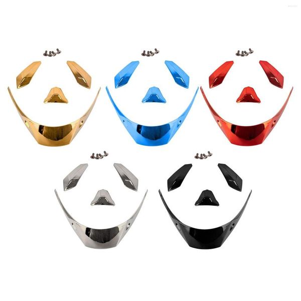 Casques de moto 4 pièces casque aileron arrière pièces de rechange accessoires de queue décor garniture Durable