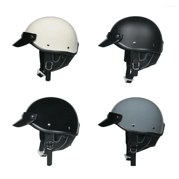 Accesorios para cascos de motocicleta Capacete Universal con tapa Retro casco para Honda Yamaha Nmax Vespa Vario