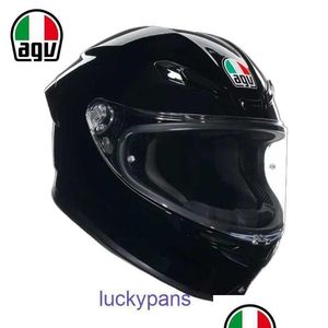 Motorhelmen Agv Heren K6 Helm Fietsen en Commuter Dames Vier Seizoenen Racing Fl Zomer Veiligheid K6S 8Cu6 Drop Delivery Automobi Ot5Rf