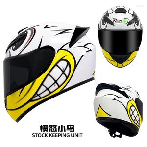 Casques de moto Anime Cos Street Touring Riding Bike Casque de moto pour adultes Hommes Femmes Personnalité Racing Moto Motocross