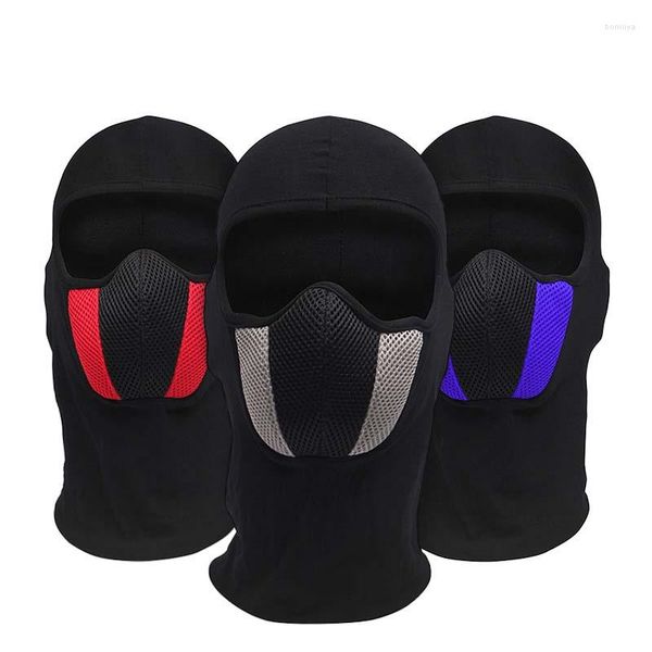 Casques de moto Anti-poussière Masques de cyclisme Bandeau Hiver Course à pied Cache-cou Vélo Vélo Équitation Masque Visage Foulard Balaclava