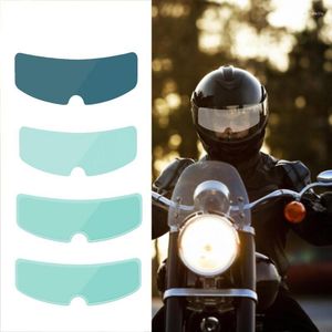 Casques de moto Anti-buée Lentille Autocollants Étanche Clair Patch Film De Protection Pare-Soleil Écran Bouclier Pour Moto Vélos