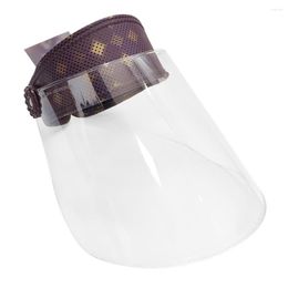 Casques de moto Masque de protection anti-crachats Écran facial Anti-éclaboussures d'huile Accessoire de cycle anti-poussière Prévention extérieure Transparent PC Cuisine