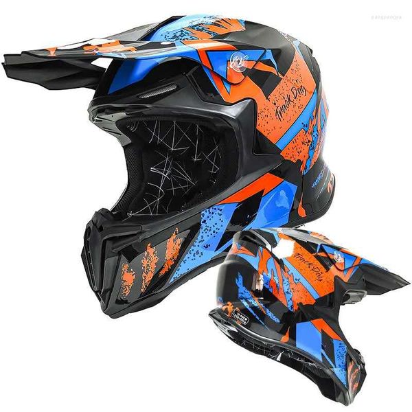 Cascos de motocicleta ATV Downhill DH Capacetes Aprobado por DOT Motocicletas todoterreno Motocross para adultos