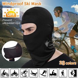 Casques de moto Balaclava Vélo Vélo Full Face Chapeau Masque Couverture Hiver Chaud Coupe-Vent Protection Anti-poussière Cool Cap