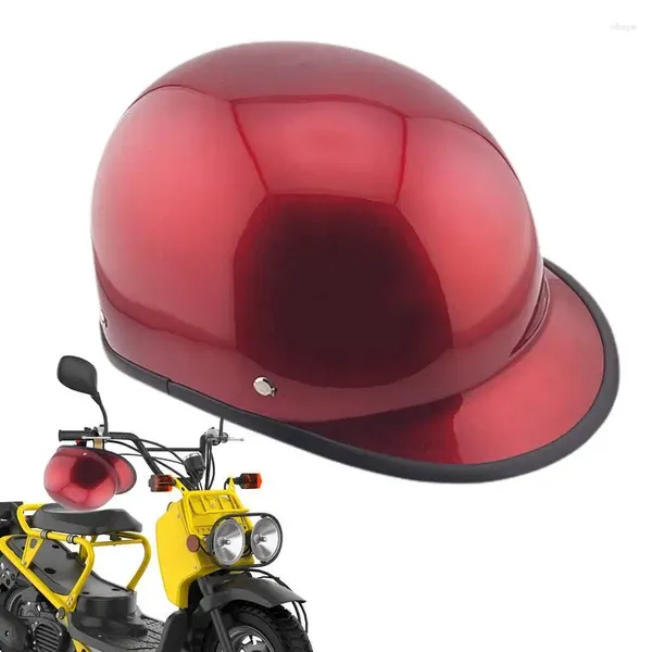 Cascos de motocicleta Sombreros de bicicleta de béisbol Protección de moda clásica para ciclismo Gorra de carretera al aire libre para hombre