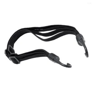 Gorro para cascos de motocicleta, accesorios para correa de cuerda para equipaje de motocicletas, 90 14cm, elástico, negro