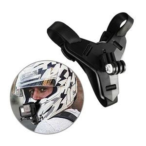 Casques de moto Support de casque noir Support de montage sur mentonnièreAccessoires de caméra de sport d'action pour Hero 7/5Casques de motoMoto