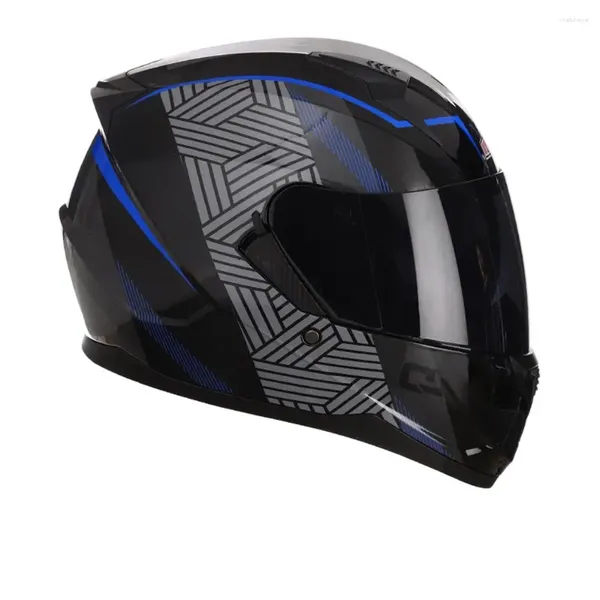 Cascos de motocicleta BLD Casco de motocicleta modular de cara completa Lente doble Casco Moto Protección multicapa de alta resistencia Forro cómodo Dot