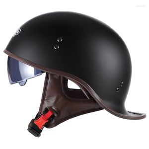 Motorfietshelmen BSDDP Helmet Open Face Retro Half Casco Moto Menmotorbike Racing Riding off Road