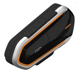 Cascos de motocicleta BT Bluetooth Casco Interfono Intercomunicador Auriculares 2 Jinetes 1000 M