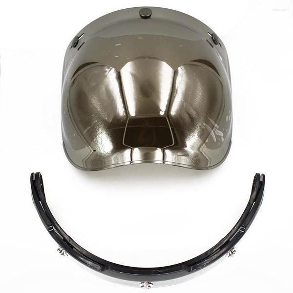 Casques de moto Visière à bulles Casque ouvert de qualité supérieure 4 couleurs disponibles Bouclier de pare-brise vintage