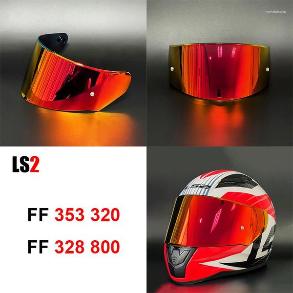 Cascos De motocicleta Casco LS2 Visor De Casco Original lente FF353 FF320 FF328 FF800 accesorios De cara completa Capacete De Moto Shield