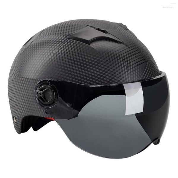 Cascos de motocicleta Casque Moto Motocicletas eléctricas Medio Cascos Para Patinetes Casco Patin Electrico Capacete De Visor Casco para la venta