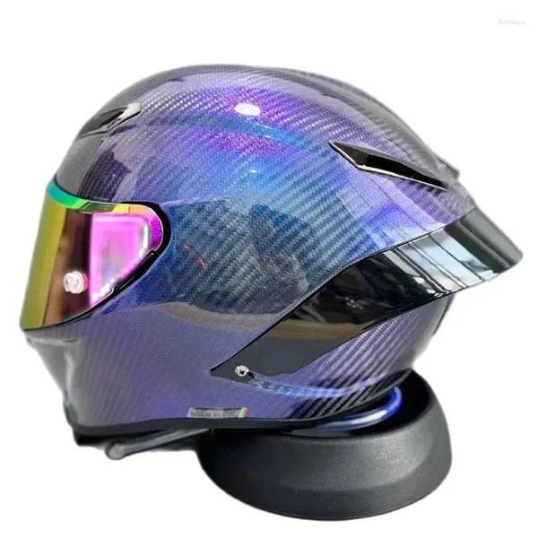 Casques de moto CHELLEEON MATÉRIAU DE MATÉRICES DE CARBONE COMLEON CASSEMENT CASCO CASCO CAPACETE MOTOCROSS MOTOBIKE Big Spoiler