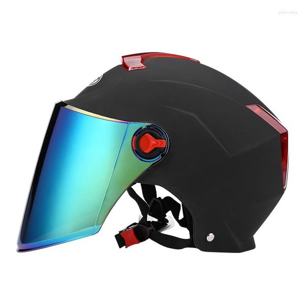 Cascos de motocicleta, protector solar de Color, casco para montar en Motocross, coche eléctrico, bicicleta con visera solar, Protector de suciedad para motocicleta