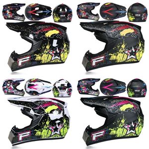 Motorfietshelmen Dirt Bike Capacete de Moto Casco met gratis 3 cadeau professional Full Face Helmet Racing ATV Cross DH