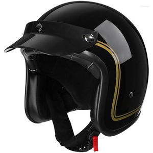 Cascos de motocicleta Aprobado por DOT Japón Corea Último Casco de cara abierta de alta calidad Vintage Motocross Racing Jet Casco Retro Scooter Casque