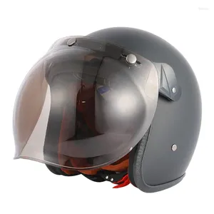 Casques de moto Certification Dot Casque Cafe Racer Rétro Open Face Scooter Jet Moto Capacete Casco Motocross