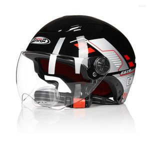 Motorhelmen Ebike helm Elektrische motorfietsen Casque Moto Half Cascos Para Patinetes Casco Patin Electrico Capacete