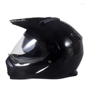 Casques de moto ECE Dot approuvé Full Face Racing Double Motocross Off Road Casque Casco De Moto Capacete