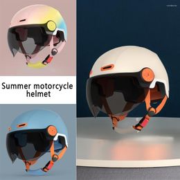 Cascos de moto Batería eléctrica Coche Casco para niños Damas Hombres Seguridad Verano Niños Medios accesorios