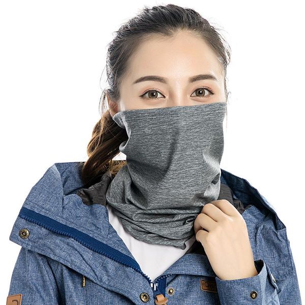 Cascos de motocicleta Moda Mascarilla al aire libre Bufanda protectora multifuncional Invierno para hombres y mujeres Calor Funcional Sin costuras Cálido