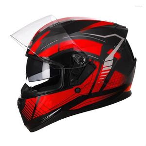 Casques de moto FL Face Casque Dark Lens Moto Ouvert Casco Visières Dirt Bike S M L XL Pour Homme Femme Dot Ece Appd Drop Livraison Au Otja6