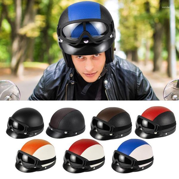 Casques de moto pour hommes cyclisme couverture complète masque facial boucle à dégagement rapide respirant léger