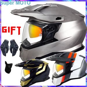 Casques de moto quatre saisons Motocross Rallyable rallye hors route Casque de moto